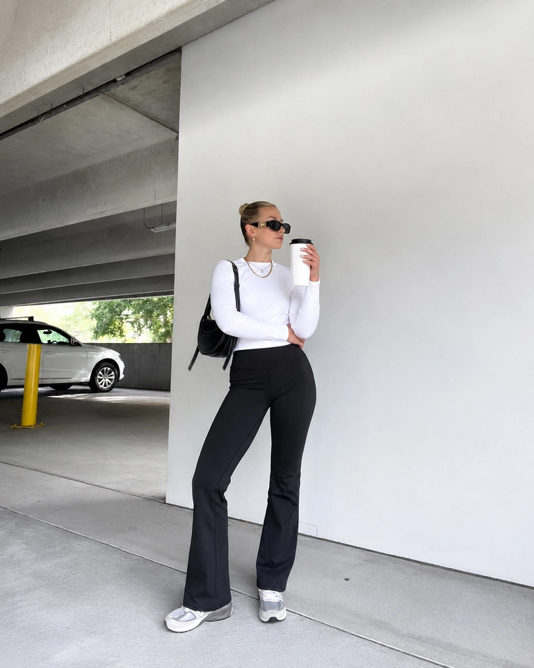 Legging Flare - Marrom - 3