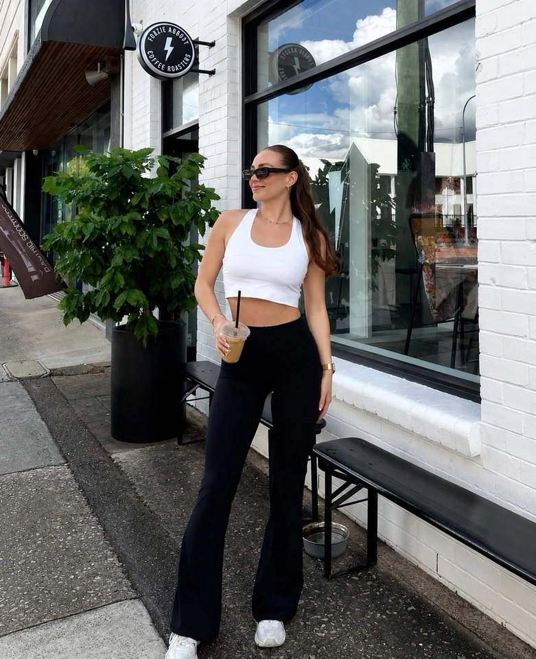 Legging Flare - Preta - 4