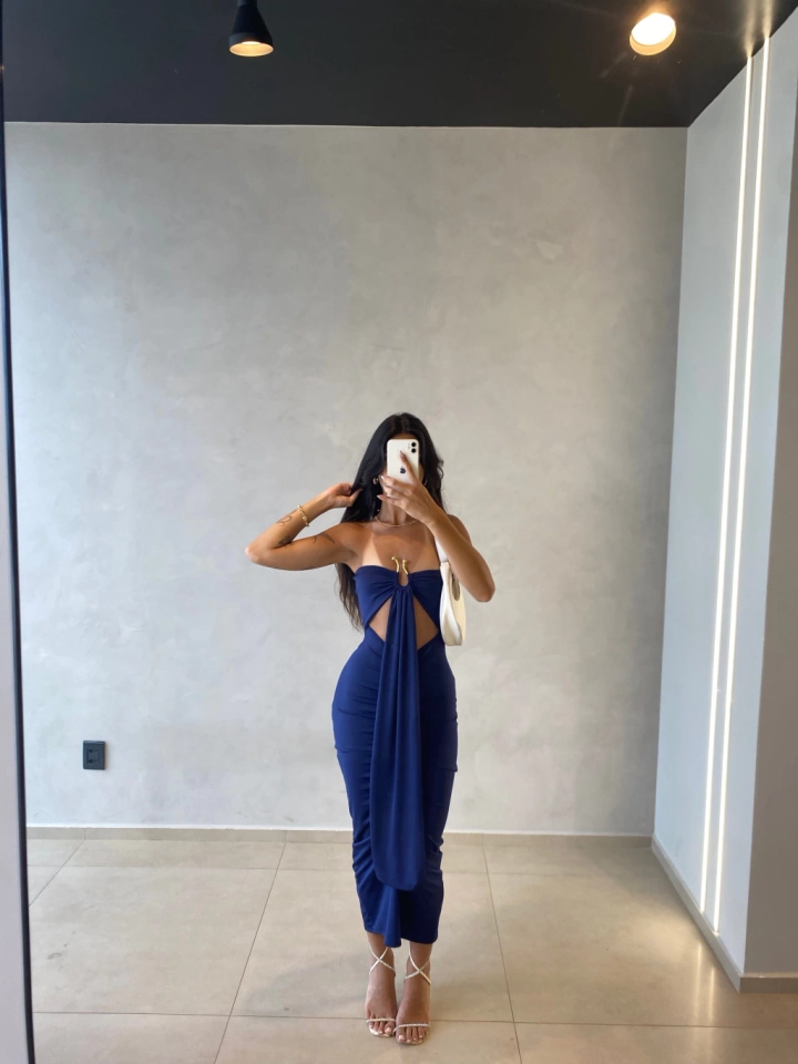 Vestido Anne - Marinho - imagem 2