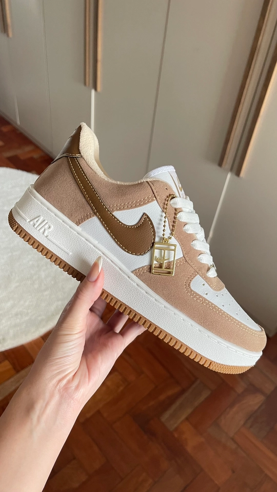 Air Force - marrom camurça 