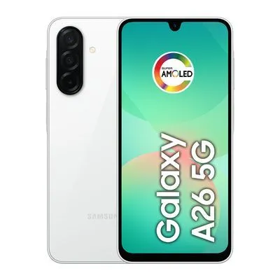 Smartphone  Samsung Galaxy A26 5G 256GB, 8GB RAM Tela 6.7" Amoled Branco  - 1