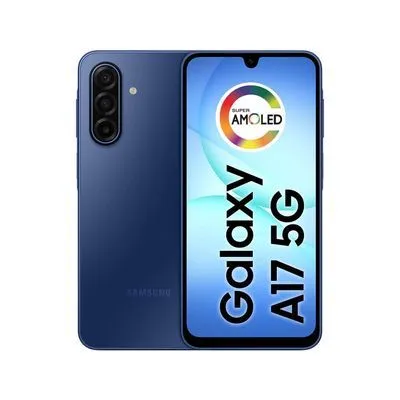 Smartphone  Samsung Galaxy A17 5G com IA, 128GB 4GB RAM Tela 6.7" Amoled Azul 