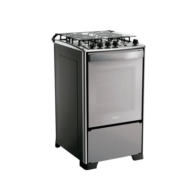 Fogão 4 Bocas Espelhado com Mesa Inox Dako Magister Inox Style Bivolt - 2