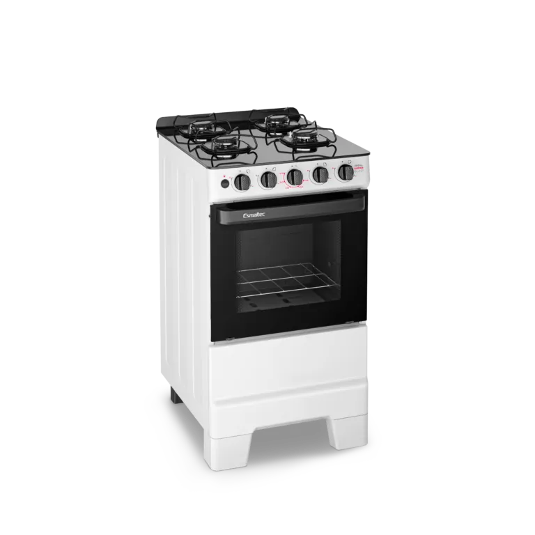 Fogão 4 Bocas Ideal Super Glass Esmaltec com Acendimento Automático Branco  - 2