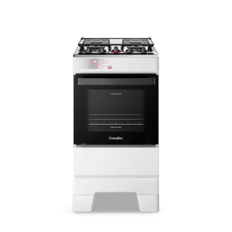 Fogão 4 Bocas Ideal Top Esmaltec com Acendimento Automático Branco  - 1