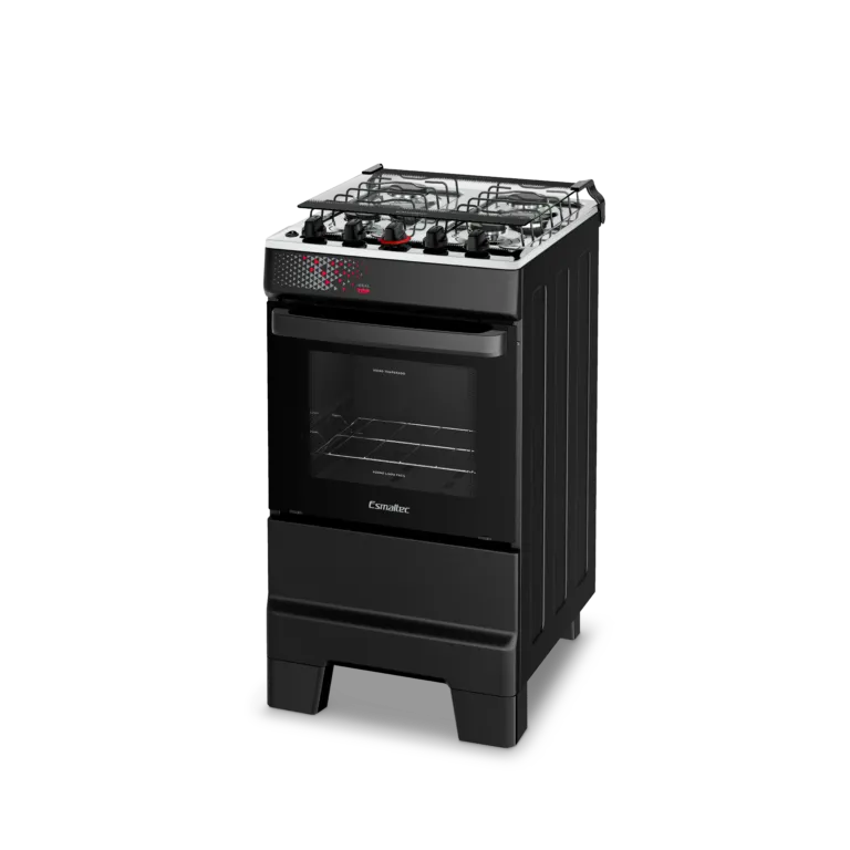 Fogão 4 Bocas Ideal Top Esmaltec com Acendimento Automático Preto  - 2