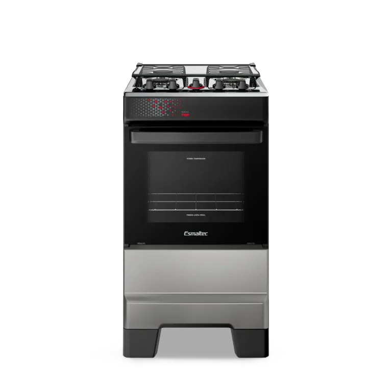 Fogão 4 Bocas Ideal Top Esmaltec com Acendimento Automático Inox - 1