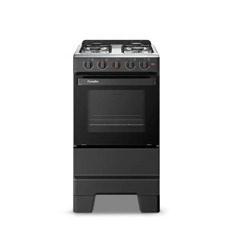 Fogão 4 Ideal Pop Esmaltec com Acendimento Automático Preto  - 1