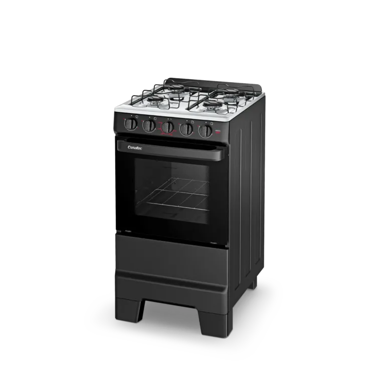 Fogão 4 Ideal Pop Esmaltec com Acendimento Automático Preto  - 2