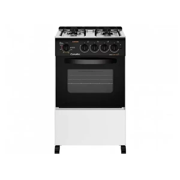 Fogão 4 Bocas Esmaltec Caribe Acendimento Automático Branco 