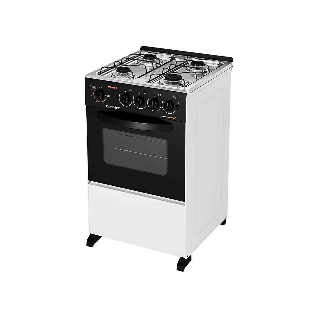 Fogão 4 Bocas Esmaltec Caribe Acendimento Automático Branco  - 3