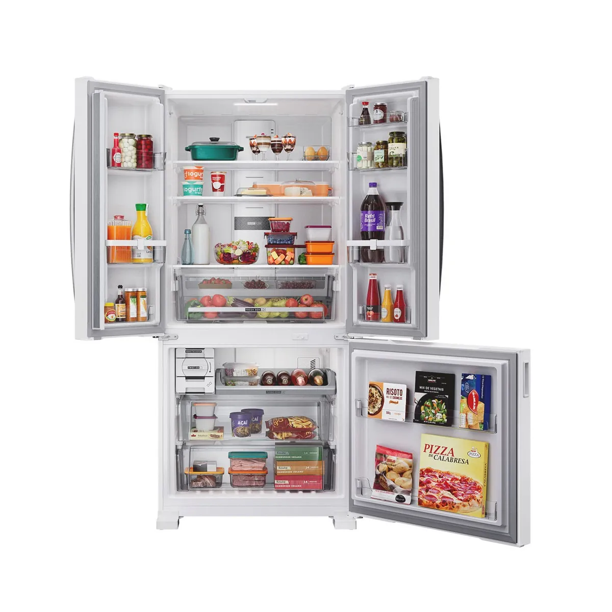 Geladeira 559 Litros Frost Free French Door 3 Portas Branca Brastemp - BRO85MB - 3