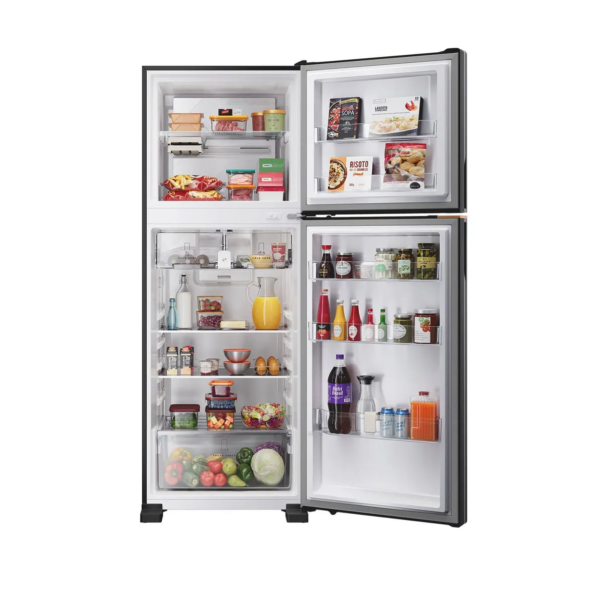 Geladeira Inteligente B= Smart Brastemp Frost Free Duplex 512 Litros Cor Black Inox - BRM62AE - 3