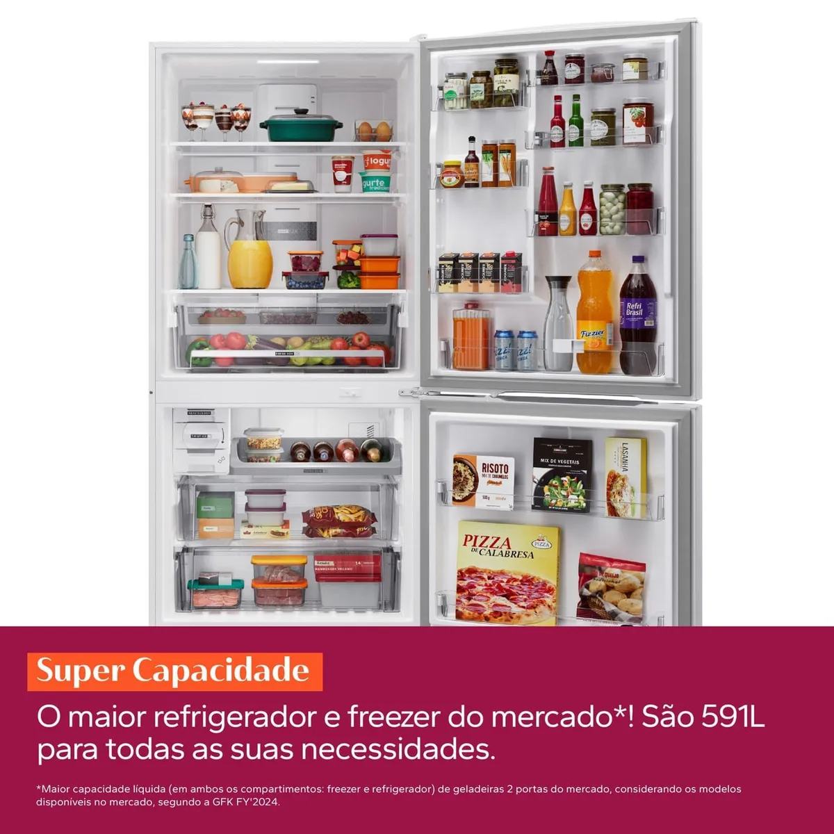 Geladeira Brastemp Frost Free Inverse 591 Litros Branca - BRE85MB - 3