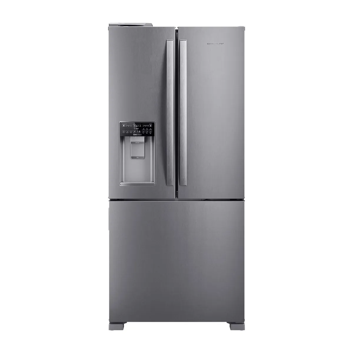 Geladeira Brastemp 544 Litros Frost Free French Door Inox com Água e Gelo na Porta - BRH85MK - 1