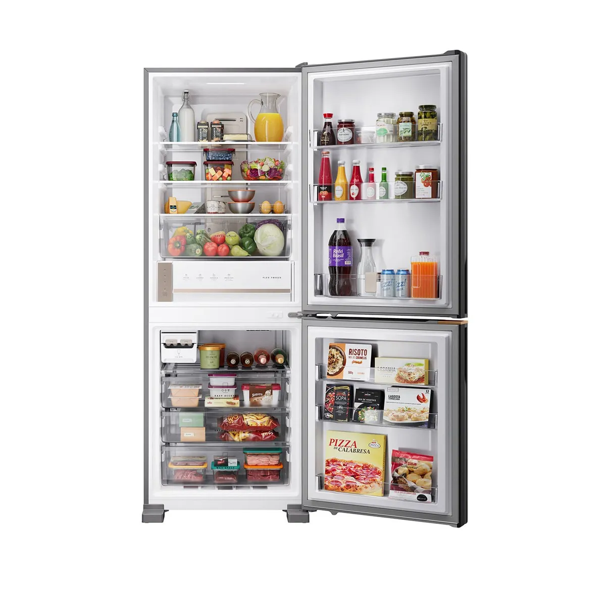 Combo Geladeira Inteligente B= Smart 477 Litros Cor Inox + Adega 12 Garrafas Cor Preta Brastemp (BRE68AK + BZC12BE) - B8AK_BZC1_CJ - 2