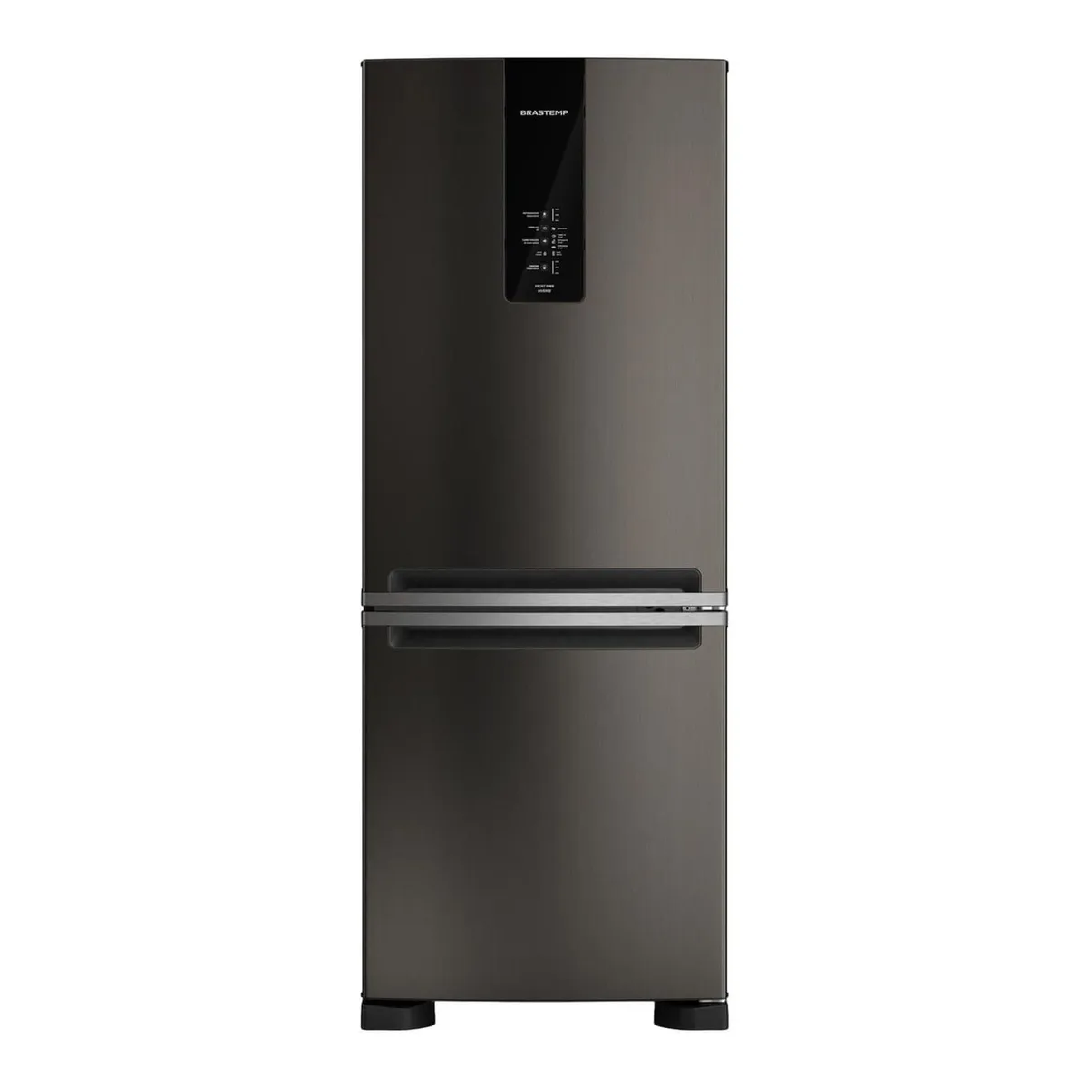 Geladeira Brastemp Eclipse Collection Frost Free Inverse A+++ 447 Litros Cor Black Inox com Smart Flow e Fresh Box - BRE57FE - 1