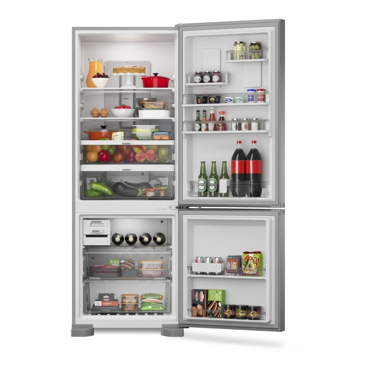 Geladeira Brastemp Frost Free Inverse A+++ 479 Litros Cor Inox com Super Capacidade e Smart Flow - BRE58FK - 3