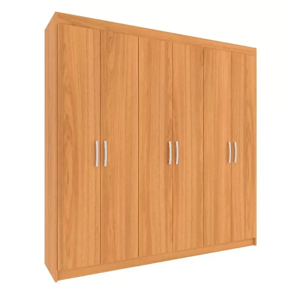 Guarda Roupa Casal Montreal 6 Portas 2 Gavetas Cinamomo - Evidência Móveis - 2