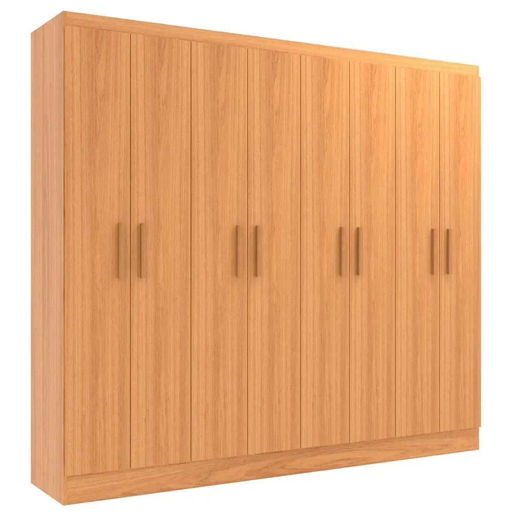 Guarda Roupa Casal Paris 8 Portas Cinamomo - Evidencia Móveis - 2