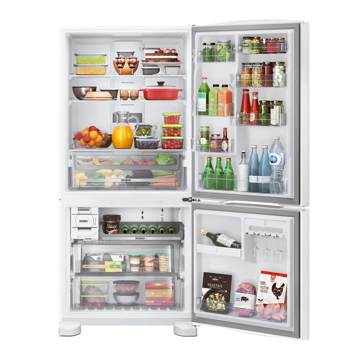 Geladeira Brastemp Frost Free Inverse 588 Litros Branca com Smart Bar - BRE85AB - 3