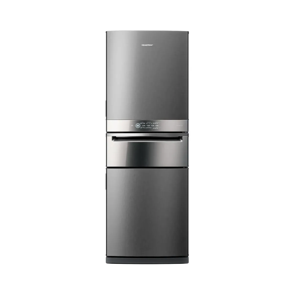 Geladeira Brastemp Eclipse Collection Frost Free Inverse A+++ 479 Litros Cor Black Inox com Super Capacidade e Smart Flow - BRE58FE - 1