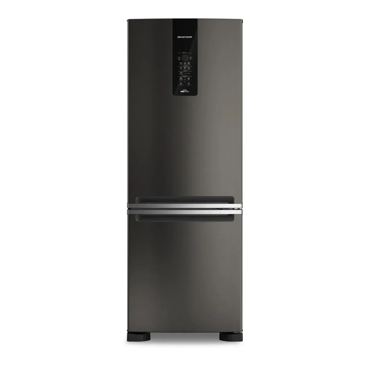 Geladeira Brastemp Eclipse Collection Frost Free Inverse A+++ 461 Litros Cor Black Inox com Tecnologia Inverter e Freeze Control Advanced - BRE59FE - 1