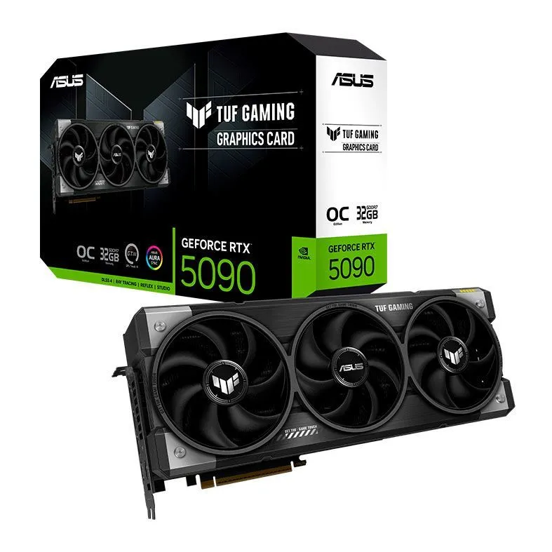 Placa de Video Asus GeForce RTX 5090 TUF Gaming OC, 32GB, GDDR7, 512-bit, TUF-RTX5090 - 1