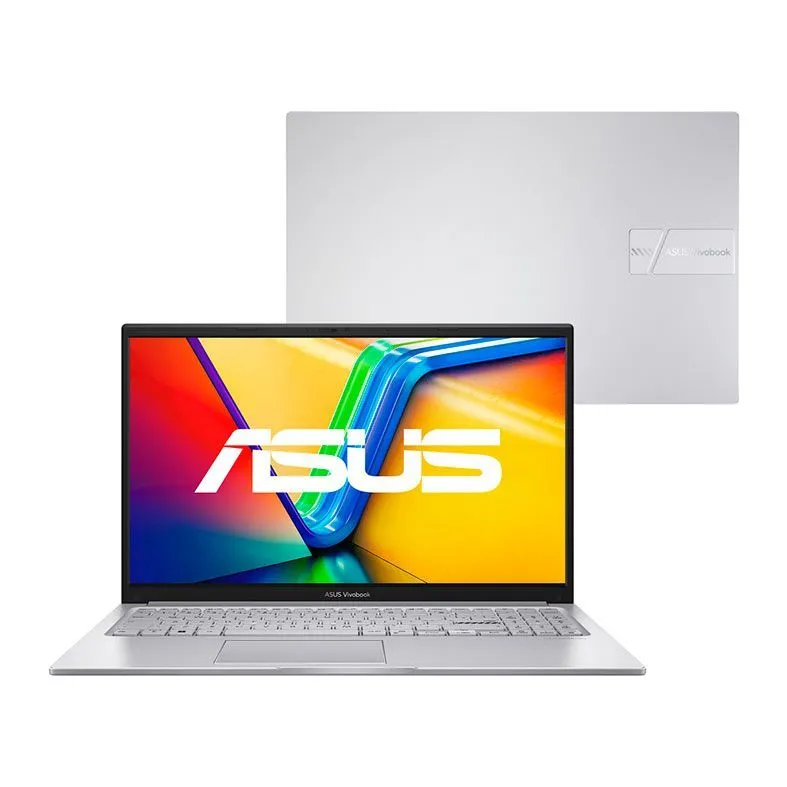 Notebook Asus Vivobook 15, 15.6 Pol, Intel Core i5 1334U, FHD, 8GB DDR4, SSD 256GB, Windows 11 Home, Cool Silver - 1