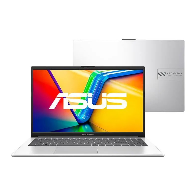 Notebook Asus Vivobook Go 15, 15.6 Pol, Intel Core N305, 8GB DDR4, SSD 512GB, KeepOS, Cool Silver - 1