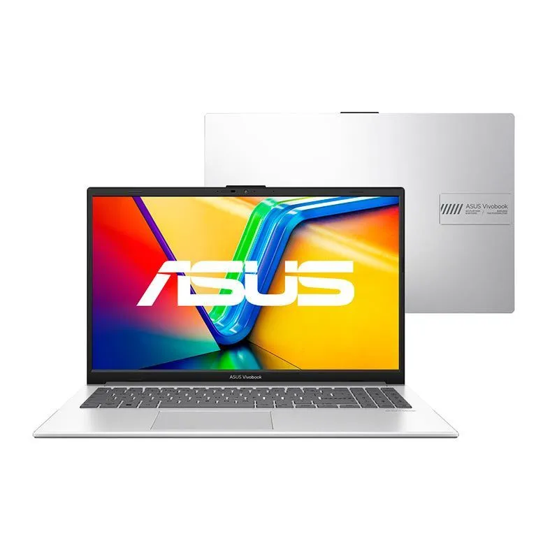 Notebook Asus Vivobook Go 15, 15.6 Pol, Intel Core i3 N305, FHD, 4GB DDR4, SSD 128GB, Windows 11 Home, Cool Silver - 1