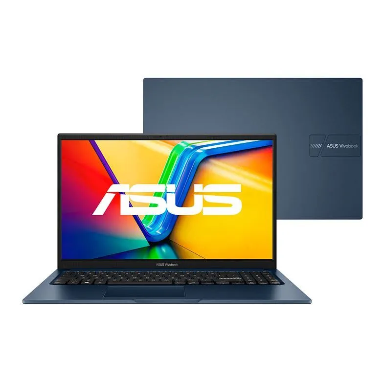 Notebook Asus Vivobook 15, 15.6 Pol, Intel Core i5-1235U, 16GB DDR4, SSD 512GB, Windows 11 Home, Intel Iris Xe, Azul - 1