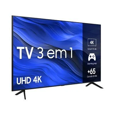 Smart TV 50" UHD 4K 50CU7700 2023, Processador Crystal 4K Gaming Hub Tela sem Limites - Samsung  - 2