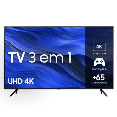 Smart TV 58" UHD 4K 50CU7700 2023, Processador Crystal 4K Gaming Hub Tela sem Limites - Samsung  - 1