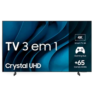 Smart TV 65" Samsung Crystal UHD 4K 65CU8000 2023, Processador Crystal 4K, Tizen, 60Hz, Preto - 2