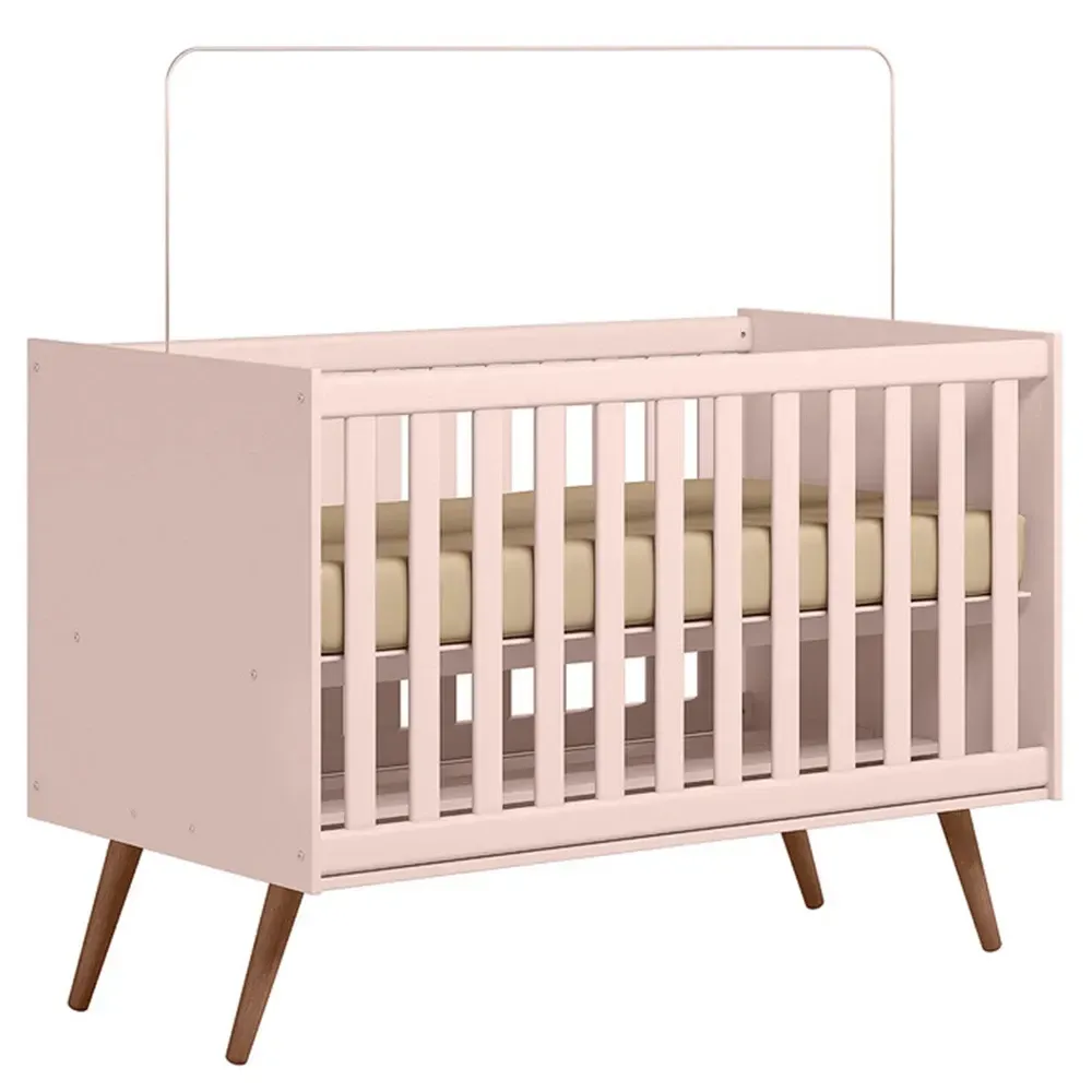 Berço Mini Cama Encanto Rosa - Qmovi - 2