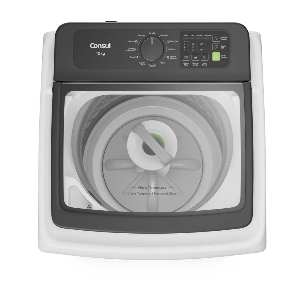 Máquina de Lavar Consul 13Kg Branca com Modo Eco - CWN13AB - 3