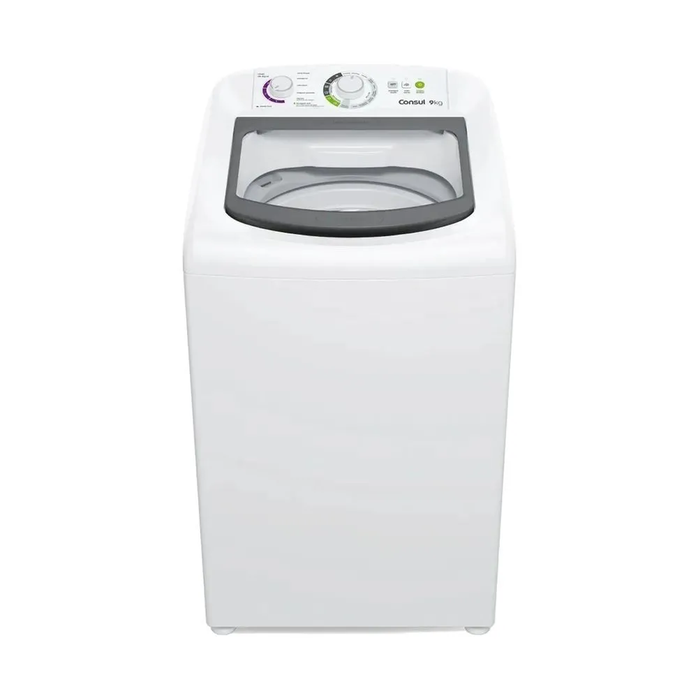 Máquina de Lavar Consul 9Kg Branca com Dosagem Econômica e Ciclo Edredom - CWB09BB - 1