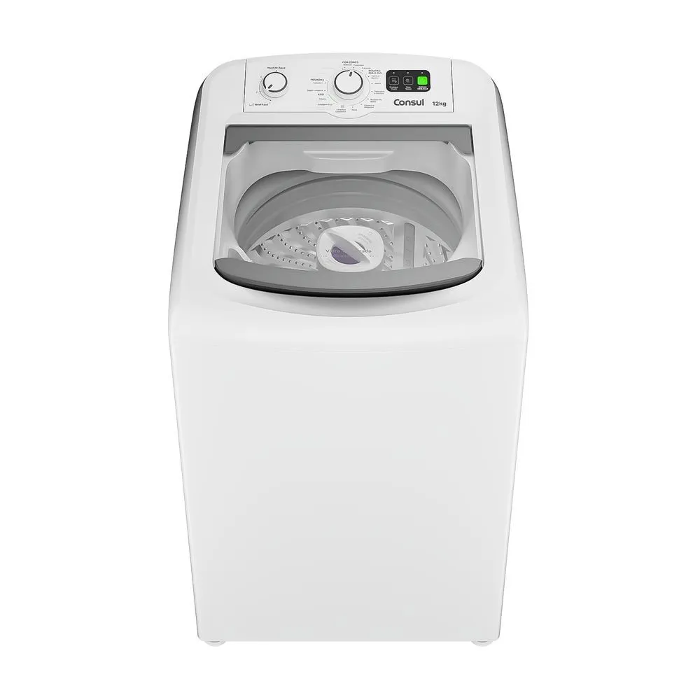 Máquina de Lavar Branca Consul 12kg com Dosagem Econômica e Ciclo Edredom - CWM12AB - 1