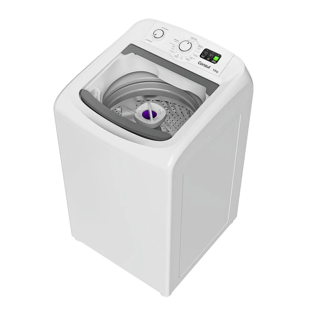 Máquina de Lavar Branca Consul 12kg com Dosagem Econômica e Ciclo Edredom - CWM12AB - 2