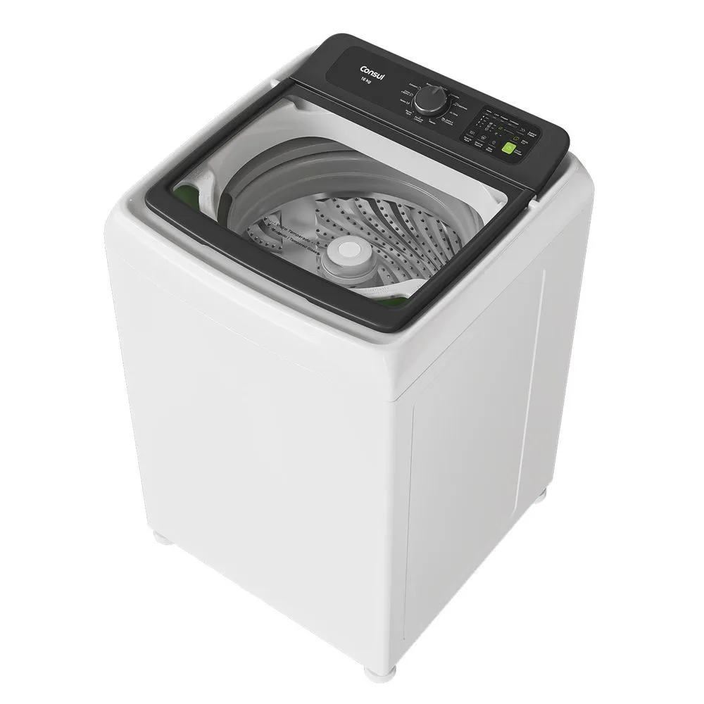 Máquina de Lavar Consul 16Kg Branca com Modo Eco - CWN16AB - 2