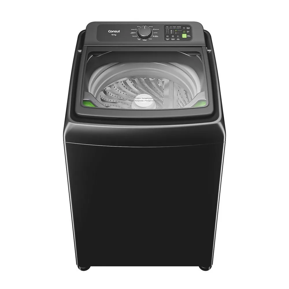 Máquina de Lavar Consul 16Kg Cinza Chumbo com Modo Eco - CWN16A9 - 1