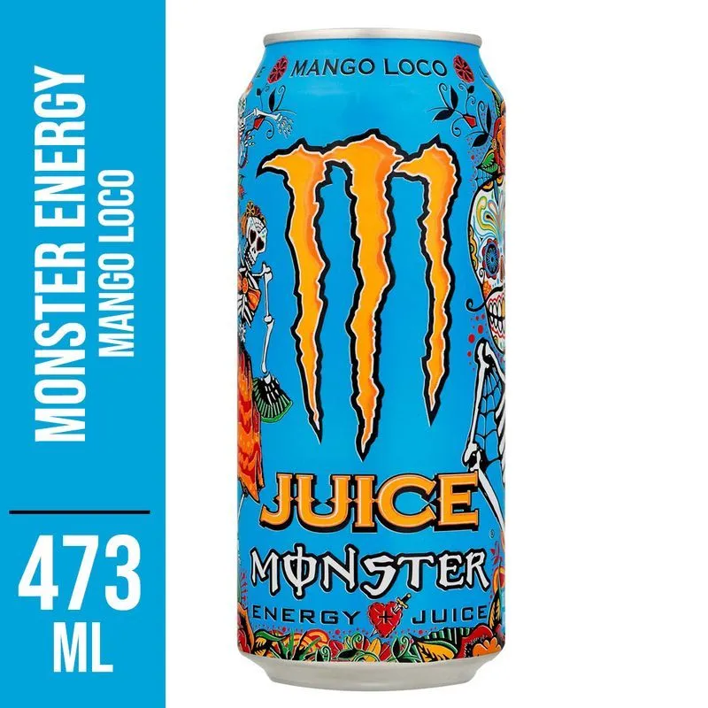 Energético Monster Mango Loco Latão 473ml - Pack com 6 Unidades  - 1