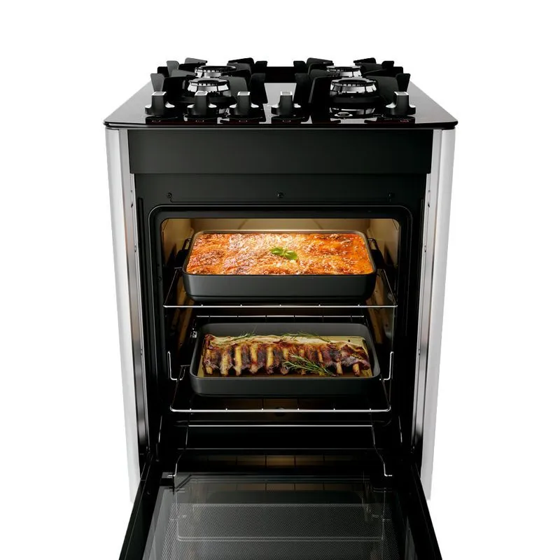 Fogão 4 Bocas Preto com Mesa de Vidro Dako Magister Bivolt - 3