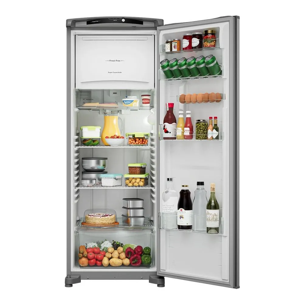 Geladeira Consul Frost Free 342 Litros Cor Inox com Gavetão Hortifruti - CRB39AK - 3