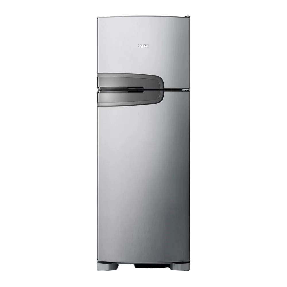 Geladeira Consul Frost Free Duplex 340 Litros com Prateleiras Altura Flex Cor Inox - CRM39AK - 1