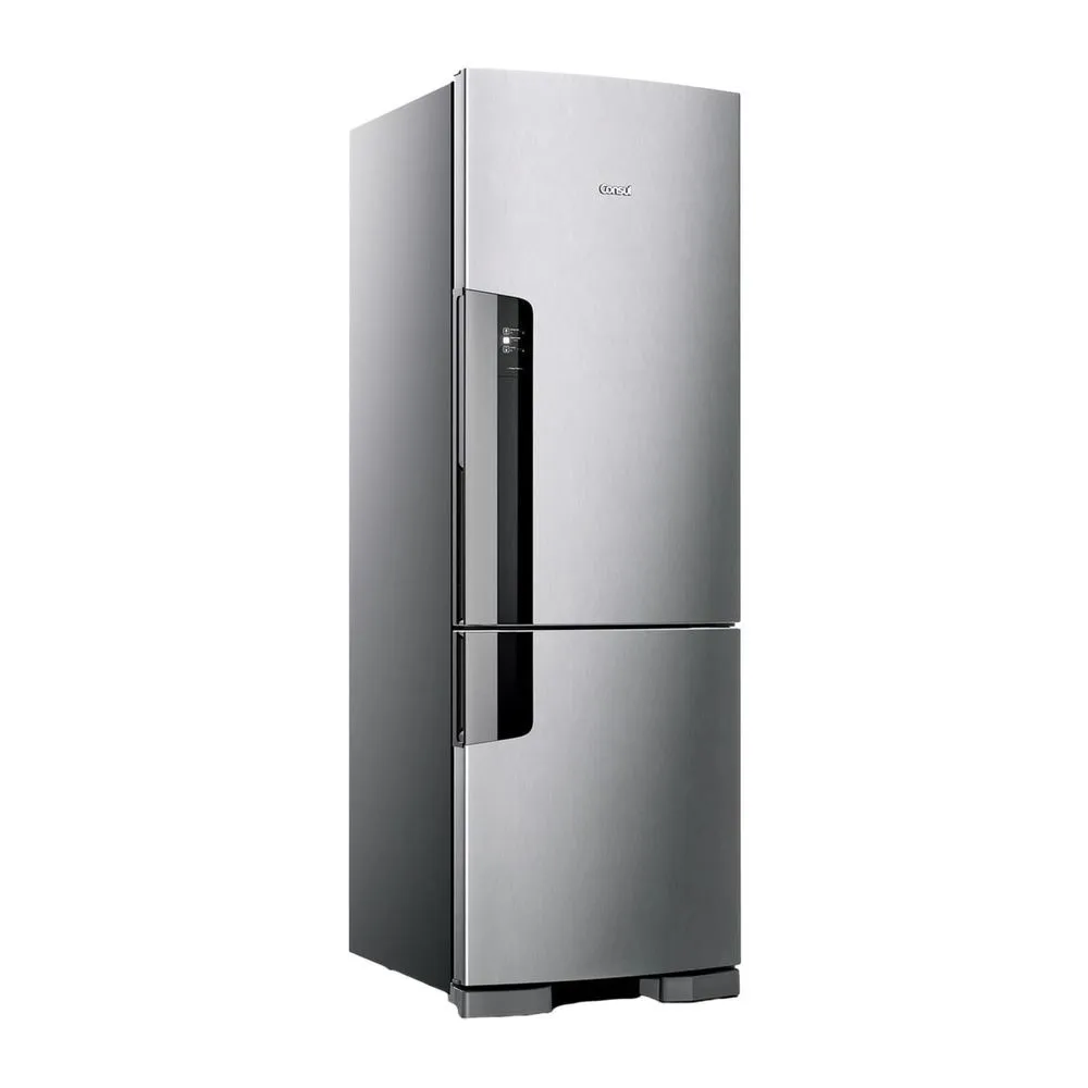 Geladeira Consul Frost Free Duplex 397 litros Evox com freezer embaixo - CRE44BK - 2
