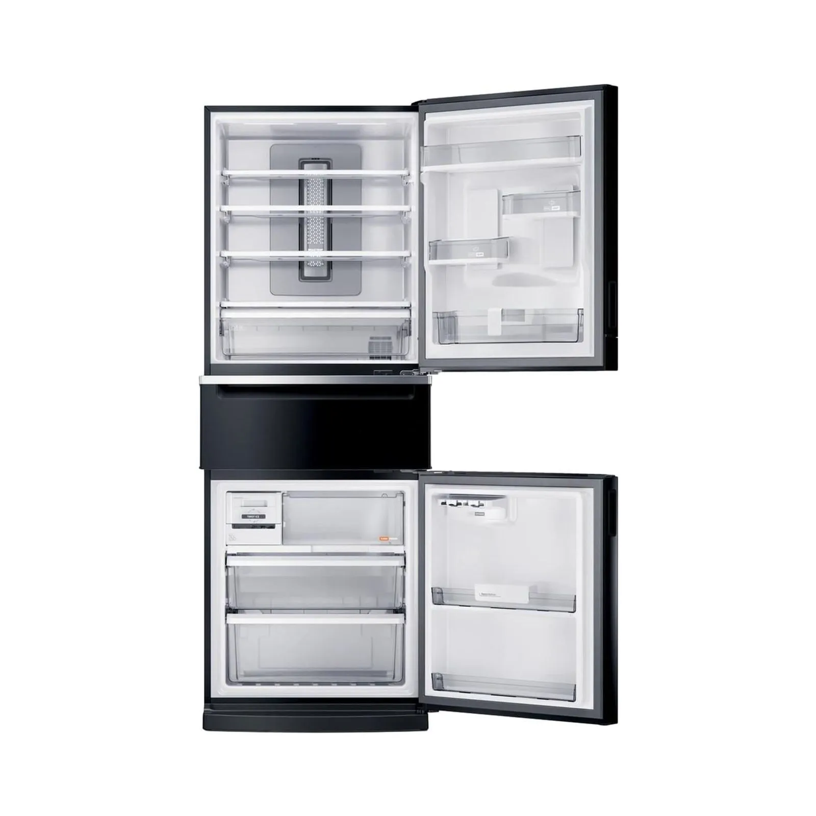 Geladeira Brastemp Inverse 3 Frost Free 419 Litros Cor Preta com Freeze Control Pro - BRY59CE - 2
