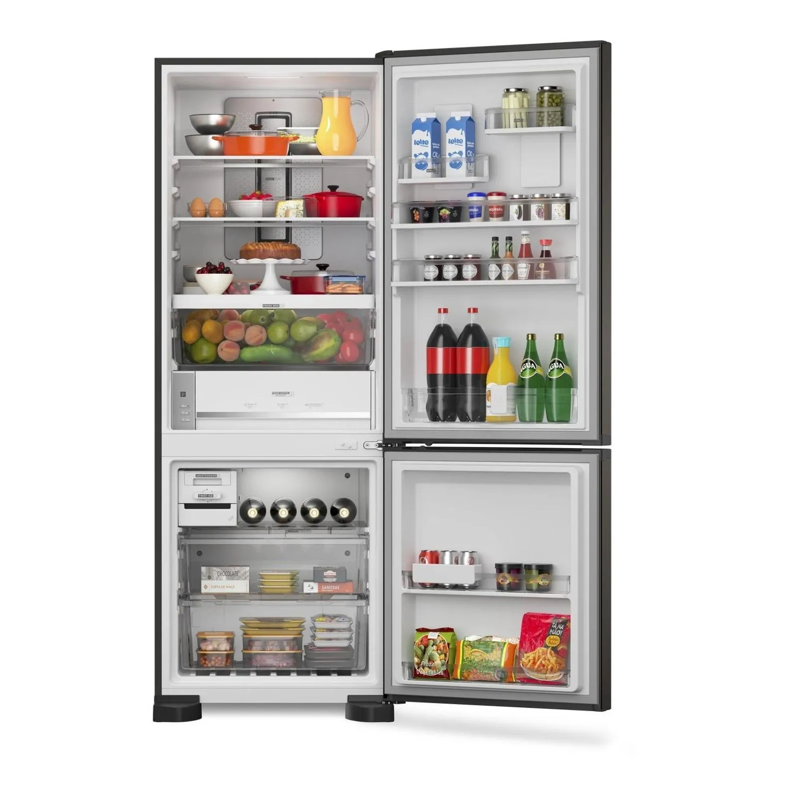 Geladeira Brastemp Eclipse Collection Frost Free Inverse A+++ 461 Litros Cor Black Inox com Tecnologia Inverter e Freeze Control Advanced - BRE59FE - 3