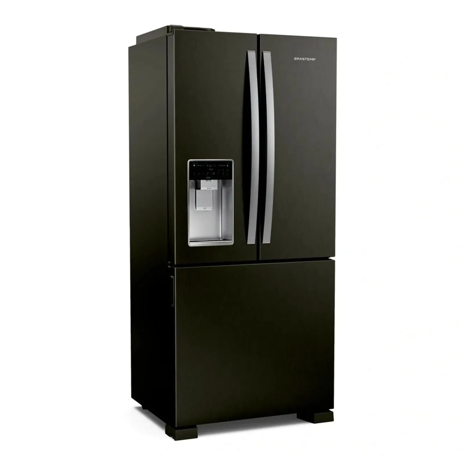 Geladeira Brastemp Eclipse Collection Frost Free Inverter French Door Água e Gelo na Porta 515 Litros Cor Black Inox - BRH85AE - 2